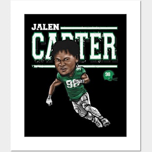 Jalen Carter Philadelphia Cartoon Posters and Art